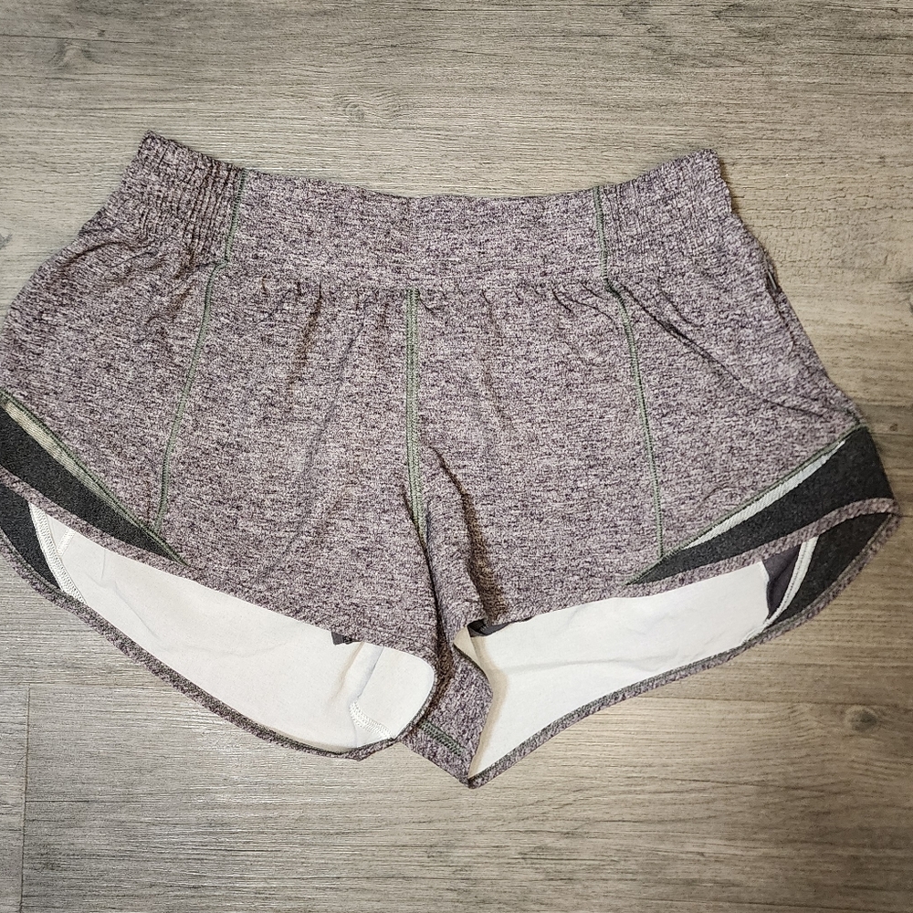 Grey Lululemon Size 6 Shorts